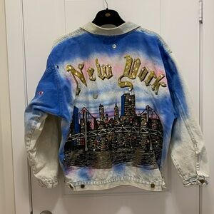 Vintage jean jacket unisex Michael Scott Fashions designer L